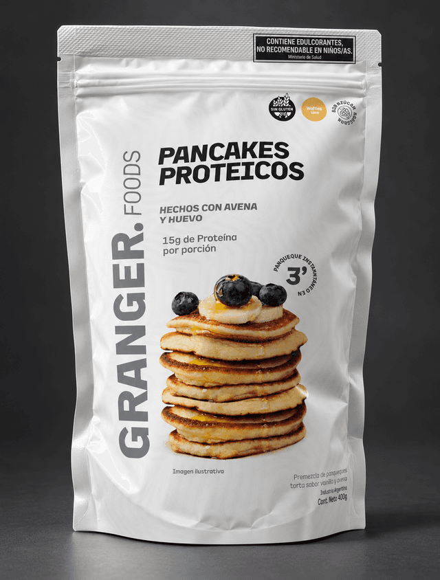 Pancakes Proteicos Granger Vainilla